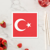 Flagge der Türkei Serviette (Beispiel)