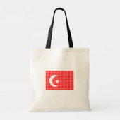 Flagge der Türkei Tragetasche (Rückseite)