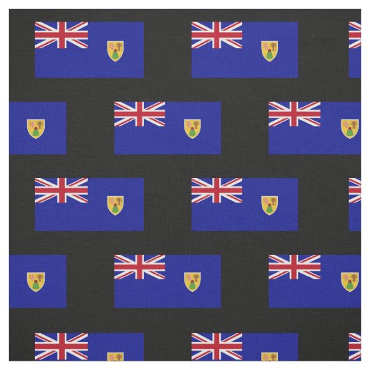Flagge der Turks- und Caicosinseln Stoff (Muster)