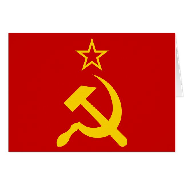 Flagge der UdSSR - sowjetische Gewerkschaft (Vorderseite (Horizontal))