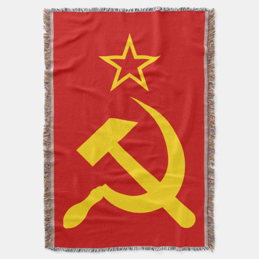 Flagge der UdSSR - sowjetische Gewerkschaft Decke (Vorderseite Vertikal)