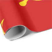 Flagge der UdSSR - sowjetische Gewerkschaft Geschenkpapier (Rolleneckpunkt)