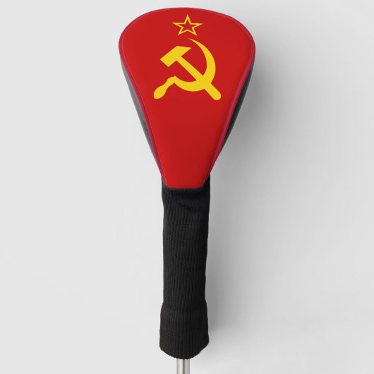 Flagge der UdSSR - sowjetische Gewerkschaft Golf Headcover (Vorderseite)