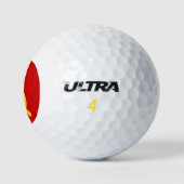 Flagge der UdSSR - sowjetische Gewerkschaft Golfball (Logo)