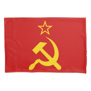 Flagge der UdSSR - sowjetische Gewerkschaft Kissenbezug