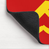 Flagge der UdSSR - sowjetische Gewerkschaft Mousepad (Ecke)