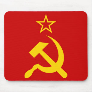 Flagge der UdSSR - sowjetische Gewerkschaft Mousepad