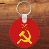Flagge der UdSSR - sowjetische Gewerkschaft Schlüsselanhänger (Vorderseite)