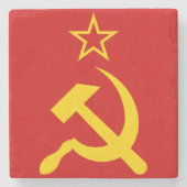 Flagge der UdSSR - sowjetische Gewerkschaft Steinuntersetzer (Vorderseite)