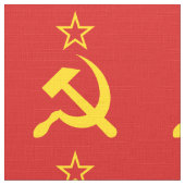 Flagge der UdSSR - sowjetische Gewerkschaft Stoff (Nahaufnahme)