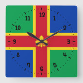 Flagge der Uhr der Lincolnshire Square (Vorderseite)