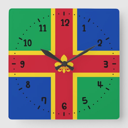 Flagge der Uhr der Lincolnshire Square (Vorderseite)
