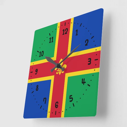 Flagge der Uhr der Lincolnshire Square (Winkel)