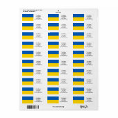 Flagge der Ukraine (Vorne)