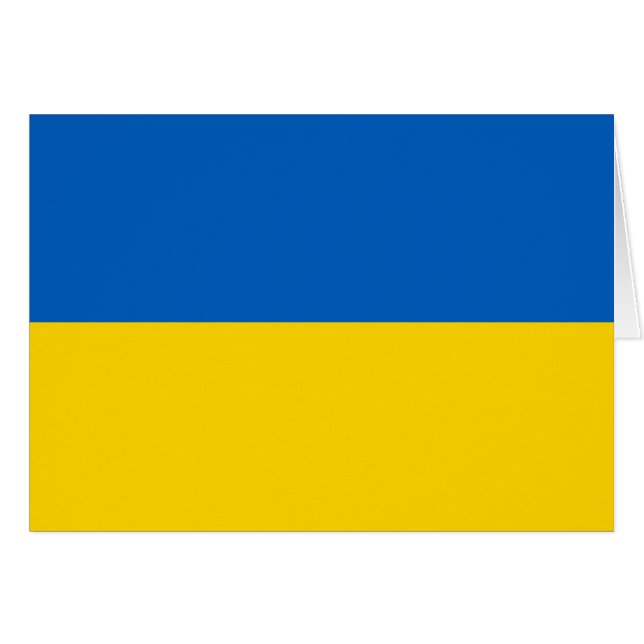 Flagge der Ukraine (Vorderseite (Horizontal))