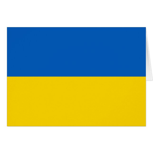 Flagge der Ukraine (Vorderseite (Horizontal))