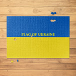 Flagge der Ukraine 20"x30" Puzzle<br><div class="desc">20"x30" Puzzle der Flagge der Ukraine ist in den Farben blau und gelb. Flag der ukrainischen Typografie. Andere Größen sind erhältlich. Sandy unter admin@giftsyoutreasure.com kontaktieren</div>