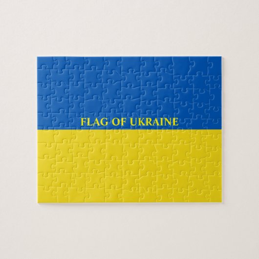 Flagge der Ukraine 8"x10" Jigsaw Puzzle (Horizontal)