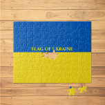 Flagge der Ukraine 8"x10" Jigsaw Puzzle<br><div class="desc">8"x10" Rätsel der Flagge der Ukraine ist in den Farben blau und gelb. Flag der ukrainischen Typografie. Andere Größen sind erhältlich. Sandy unter admin@giftsyoutreasure.com kontaktieren</div>