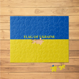 Flagge der Ukraine 8"x10" Jigsaw Puzzle