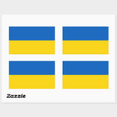 Flagge der Ukraine Aufkleber (Blatt)