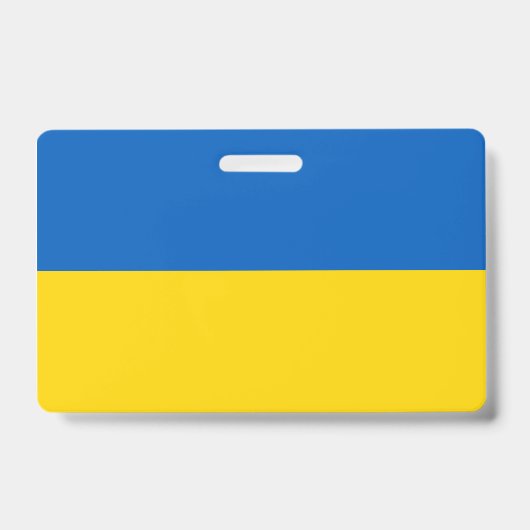 Flagge der Ukraine Ausweis (Vorderseite)