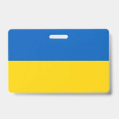 Flagge der Ukraine Ausweis (Rückseite)