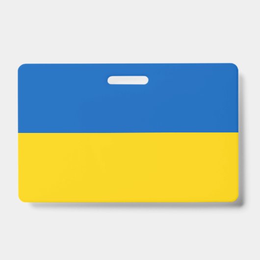 Flagge der Ukraine Ausweis (Vorderseite)