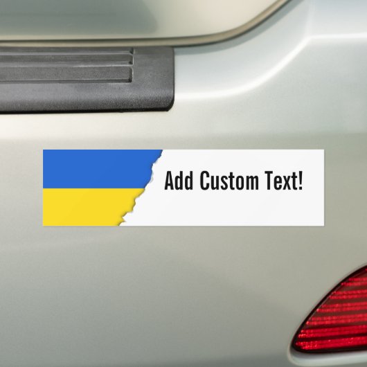 Flagge der Ukraine Autoaufkleber (Auf Auto)