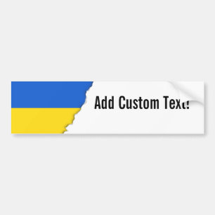 Flagge der Ukraine Autoaufkleber