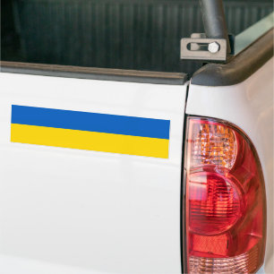 Flagge der Ukraine Autoaufkleber
