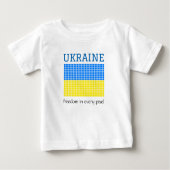 Flagge der UKRAINE Baby T-shirt (Vorderseite)