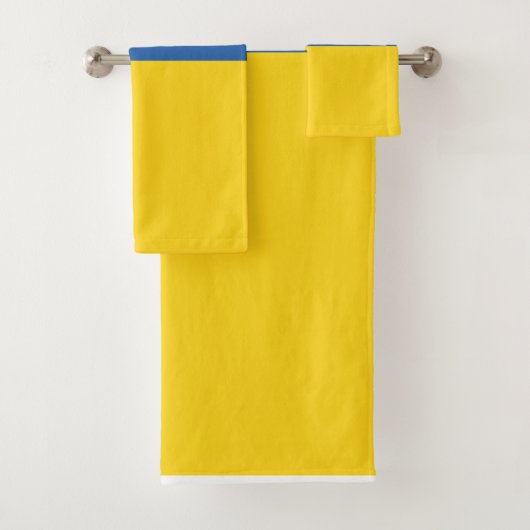 Flagge der Ukraine Badhandtuch Set (Insitu)