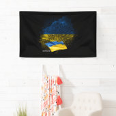 Flagge der Ukraine Banner (Insitu)