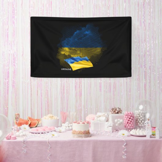 Flagge der Ukraine Banner (Party)