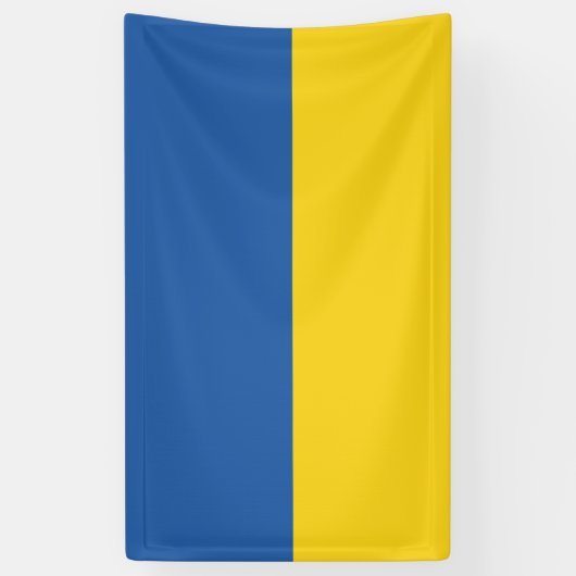 Flagge der Ukraine Banner (Vertikal)