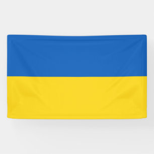 Flagge der Ukraine Banner