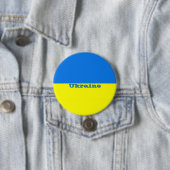 Flagge der Ukraine Button (Beispiel)