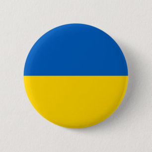 Flagge der Ukraine Button