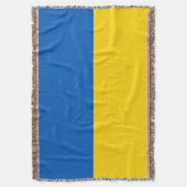 Flagge der Ukraine Decke (Vorderseite Vertikal)