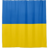 Flagge der Ukraine Duschvorhang (Vorderseite)