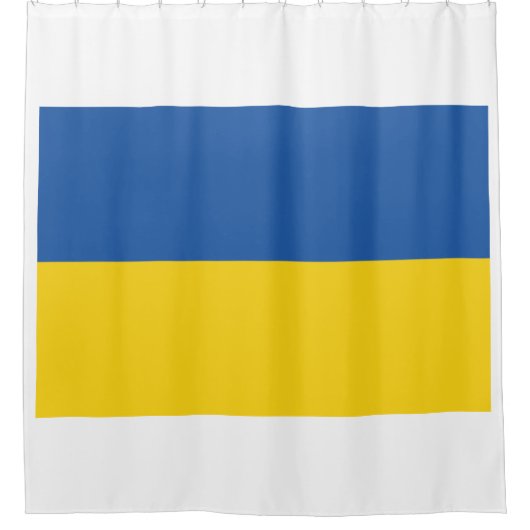 Flagge der Ukraine Duschvorhang (Vorderseite)