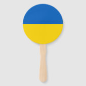 Flagge der Ukraine Fächer (Rückseite)