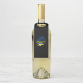 Flagge der Ukraine Flaschenanhänger (Auf Flasche)