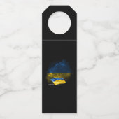 Flagge der Ukraine Flaschenanhänger (Vorderseite)