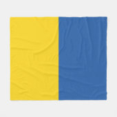 Flagge der Ukraine Fleecedecke (Vorderseite (Horizontal))
