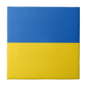 Flagge der Ukraine Fliese (Vorderseite)
