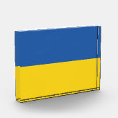 Flagge der Ukraine Fotoblock (Links)