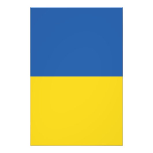 Flagge der Ukraine Fotodruck (Vorne)