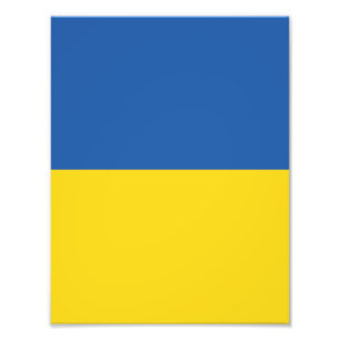 Flagge der Ukraine Fotodruck